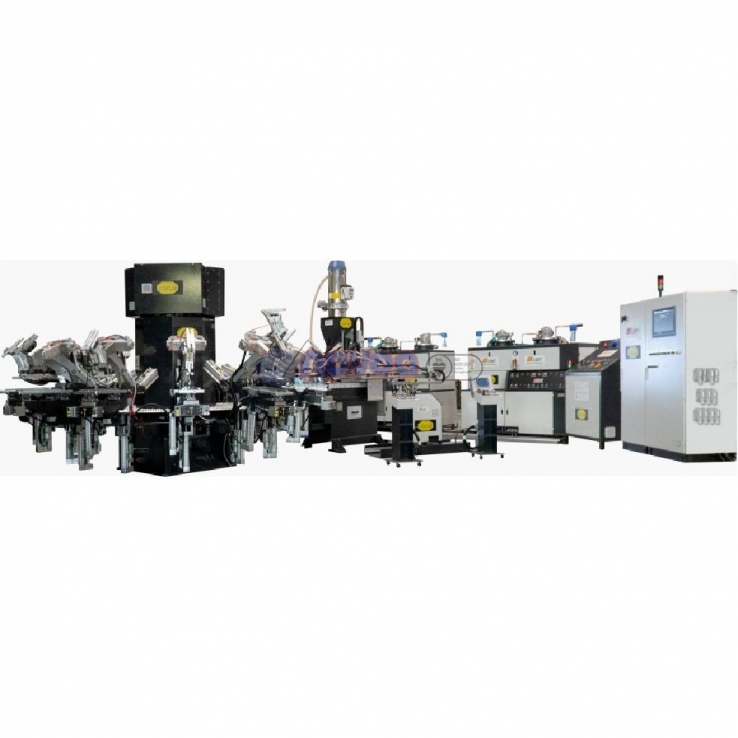 Ama Gusberti VAG-12. Máquina rotativa automática para fabricar suelas de poliuretano y artículos técnicos.