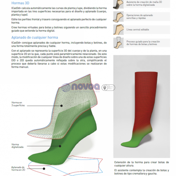 ICAD3D+. Software de diseño y patronaje de calzado.